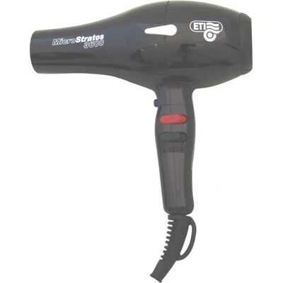 ETI Micro Stratos 3600 Hair Dryer - Black ETI Micro Stratos 3600 Hair Dryer - Black