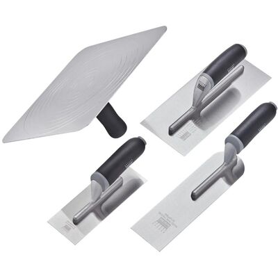 Ragni RP1027 Plasterers Trowel & Hawk Set - 4 Pieces Ragni RP1027 Plasterers Trowel & Hawk Set - 4 Pieces