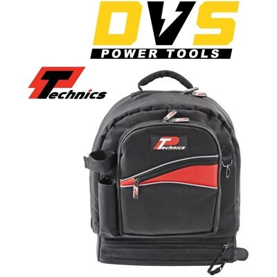 Technics Pt142 Black Backpack Tool Bag - Backpack Tool Bag Technics Pt142 Black Backpack Tool Bag - Backpack Tool Bag