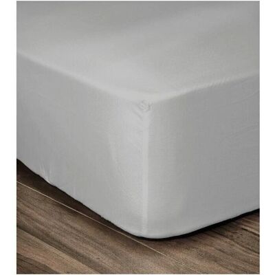 Drap-housse gris clair pour lit double - Drap-housse - Publicité Drap-housse gris clair pour lit double - Drap-housse - Publicité