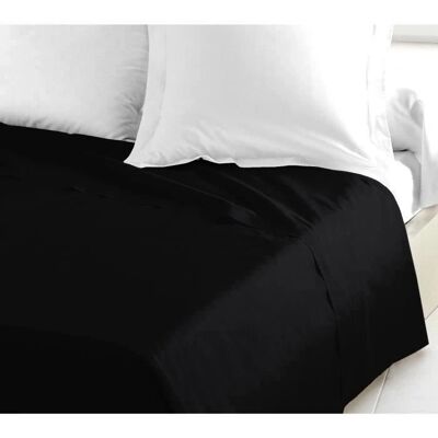 Lenzuolo Lovely Home Nero 240x300 cm - Letto matrimoniale Lenzuolo Lovely Home Nero 240x300 cm - Letto matrimoniale