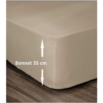 Lenzuolo sotto beige di Lovely Home - 160x200cm - Biancheria Lenzuolo sotto beige di Lovely Home - 160x200cm - Biancheria