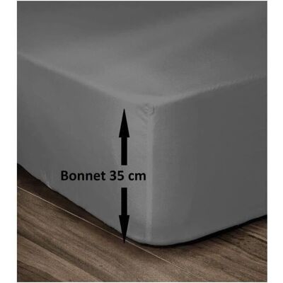 Federe copridivano Lovely Home 180 x 200 Grigio scuro - Biancheria da letto Federe copridivano Lovely Home 180 x 200 Grigio scuro - Biancheria da letto