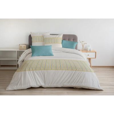 HOME LINGE PASSION Beige Duntäckeuppsättning - OEKO-TEX 3 Delar HOME LINGE PASSION Beige Duntäckeuppsättning - OEKO-TEX 3 Delar