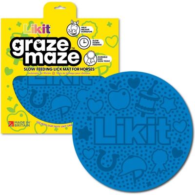 Likit Graze Maze Konna Mat - Niebieski - Powolne Jedzenie Likit Graze Maze Konna Mat - Niebieski - Powolne Jedzenie