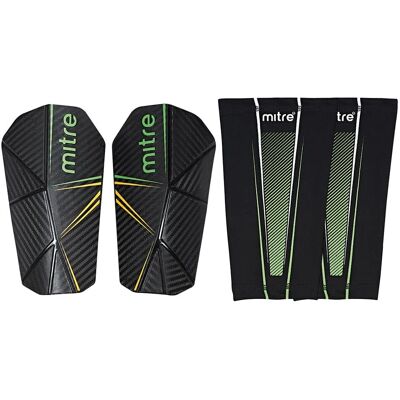 Mitre - Delta Slip - Shin Guard - Black - L Mitre - Delta Slip - Shin Guard - Black - L