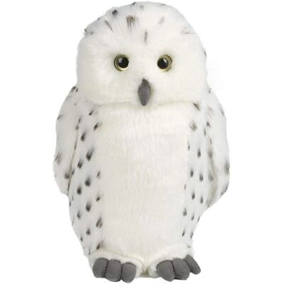 Living Nature Snowy Owl Plush Toy - 30cm - Educational & Safe Living Nature Snowy Owl Plush Toy - 30cm - Educational & Safe