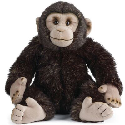 Peluches Chimpanzé Marron Living Nature - Réaliste, Ultra doux, Matériaux recyclés Peluches Chimpanzé Marron Living Nature - Réaliste, Ultra doux, Matériaux recyclés