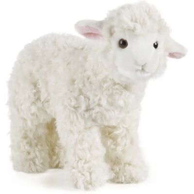 Living Nature Grand Agneau Blanc En Peluche - Peluche Living Nature Grand Agneau Blanc En Peluche - Peluche