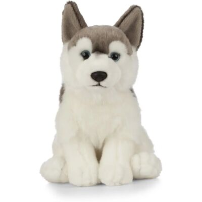 Living Nature Husky Soft Toy - Realistic, Eco-friendly, Hand wash Living Nature Husky Soft Toy - Realistic, Eco-friendly, Hand wash