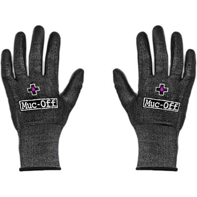 Gants mécaniques noirs Muc-Off - Gants de travail - Protection coupe & éraflures Gants mécaniques noirs Muc-Off - Gants de travail - Protection coupe & éraflures
