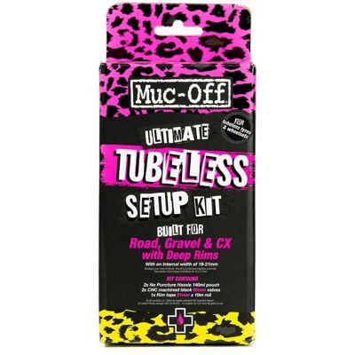 Muc-Off Brand Model - Tubeless Kit for Road, Gravel & CX Muc-Off Brand Model - Tubeless Kit for Road, Gravel & CX