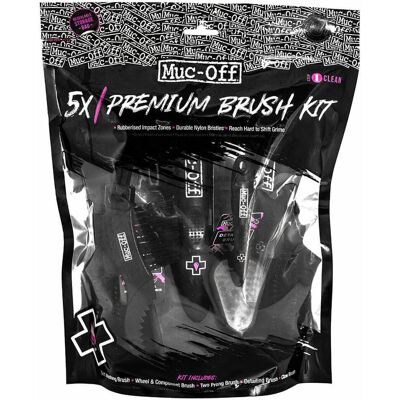Kit de Escovas de Limpeza Premium para Bicicleta - 5 Escovas Kit de Escovas de Limpeza Premium para Bicicleta - 5 Escovas
