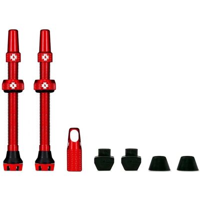 Muc-Off Red Tubeless Presta Valves - 44mm - Bike Accessory Muc-Off Red Tubeless Presta Valves - 44mm - Bike Accessory