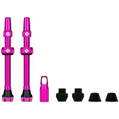 Vannes Presta Tubeless Pink 60mm V2 - Muc-Off Vannes Presta Tubeless Pink 60mm V2 - Muc-Off