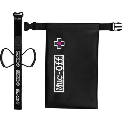 Ensemble d'accessoires pour vélo MUC-OFF avec sac étanche et sangle Ensemble d'accessoires pour vélo MUC-OFF avec sac étanche et sangle