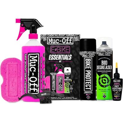 Muc-Off Fahrradpflege Set - Nano Tech, Bike Protect, Trockene Kettenschmierung, Bürsten, Schwamm Muc-Off Fahrradpflege Set - Nano Tech, Bike Protect, Trockene Kettenschmierung, Bürsten, Schwamm