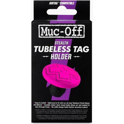 Muc-Off Tubeless Tag Support - Accessoire Vélo - Noir/Rose - Sécurité Muc-Off Tubeless Tag Support - Accessoire Vélo - Noir/Rose - Sécurité