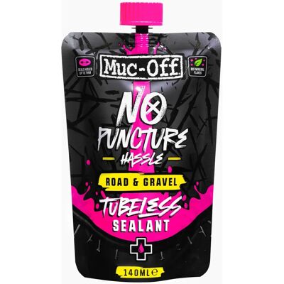 Muc-Off Kein Puncture Hassle - Tubeless Flüssigkeit Road & Gravel - 140ml Muc-Off Kein Puncture Hassle - Tubeless Flüssigkeit Road & Gravel - 140ml