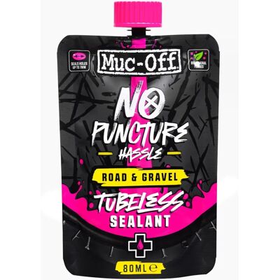 Muc-Off Marke Tubeless Dichtmittel - 80ml für Straße & Gravel Muc-Off Marke Tubeless Dichtmittel - 80ml für Straße & Gravel