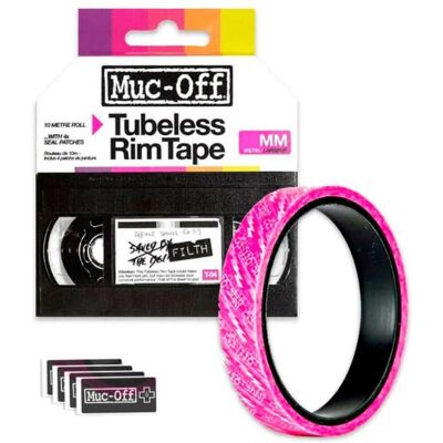Muc-Off Roze Velgrit Tape - 38mm - Tubeless Geschikt Muc-Off Roze Velgrit Tape - 38mm - Tubeless Geschikt