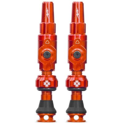 Muc-Off Big Bore Lite Tubeless Valves - Orange - Tubeless Valve Muc-Off Big Bore Lite Tubeless Valves - Orange - Tubeless Valve