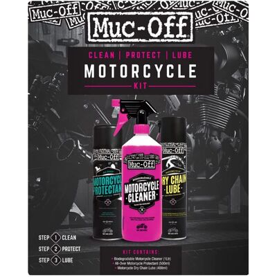 Muc-Off Motorsykkel Pleiesett - Nano Tech, Kjedeolje & Beskyttelse Muc-Off Motorsykkel Pleiesett - Nano Tech, Kjedeolje & Beskyttelse