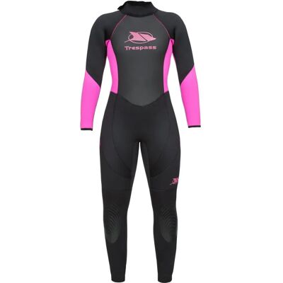 Tuta in neoprene donna Aquaria di Trespass - Nero - XS - 5mm Tuta in neoprene donna Aquaria di Trespass - Nero - XS - 5mm