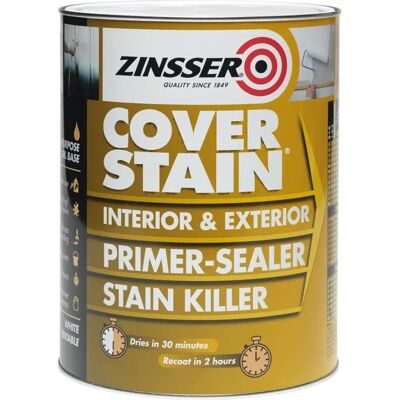 Zinsser ZINCSP500 500 ml Cover Stain Primer - Finish Paint Zinsser ZINCSP500 500 ml Cover Stain Primer - Finish Paint
