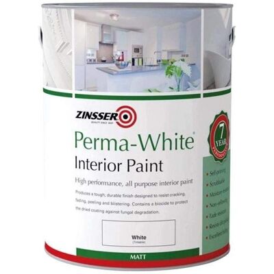 Zinsser ZN7070001D1 Perma-White Interior Paint Matt - Interior Paint Zinsser ZN7070001D1 Perma-White Interior Paint Matt - Interior Paint