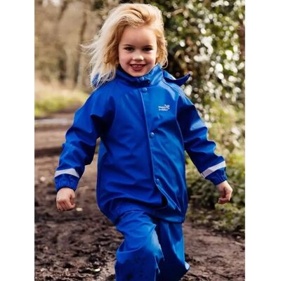 Muddy Puddles Recycling-Blauer Regenjacke - Kinders Wasserdichte Regenmantel Muddy Puddles Recycling-Blauer Regenjacke - Kinders Wasserdichte Regenmantel