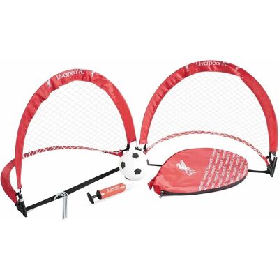 Liverpool FC Skills Goal Set - Foldable Goals with Football & Accessories Liverpool FC Skills Goal Set - Foldable Goals with Football & Accessories