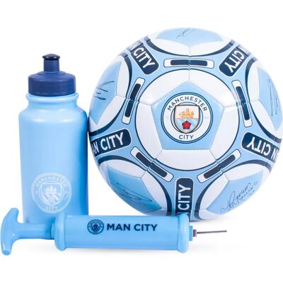 Manchester City FC Blue Signature Football Gift Set Manchester City FC Blue Signature Football Gift Set