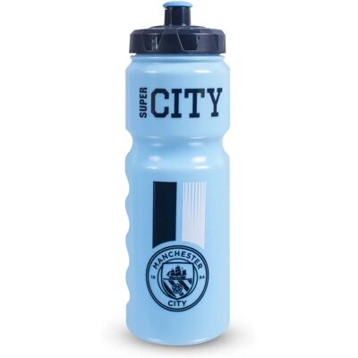 Manchester City FC Lichtblauwe Plastic Drinkfles - Waterfles Manchester City FC Lichtblauwe Plastic Drinkfles - Waterfles