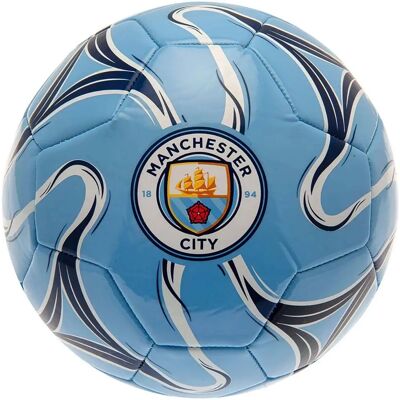 Football Nimbus R.5 Bleu Ciel Manchester City FC - Football - Publicité Football Nimbus R.5 Bleu Ciel Manchester City FC - Football - Publicité