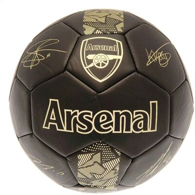 Arsenal FC Arsenal Phantom Signature Ball Black Gold - Football Arsenal FC Arsenal Phantom Signature Ball Black Gold - Football