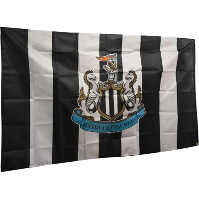 Newcastle United Flag - 5x3 ft - Official Licensed Newcastle United Flag - 5x3 ft - Official Licensed