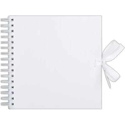 Álbum de recortes blanco de 12x12 pulgadas de Papermania Álbum de recortes blanco de 12x12 pulgadas de Papermania