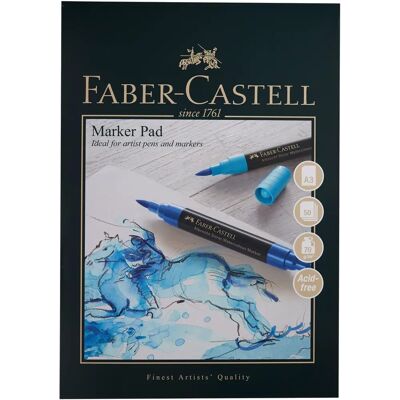 Faber-Castell Marker Paper Pad - A3, 50 sheets, 70gsm Faber-Castell Marker Paper Pad - A3, 50 sheets, 70gsm