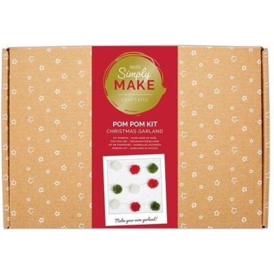 Simply Make - Pom Pom Garland Kit - Kit de bricolage Simply Make - Pom Pom Garland Kit - Kit de bricolage