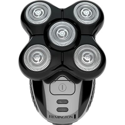 Remington RX5 Ultimate Head Shaver for Bald Men Easy to Clean with Skin Close Results in Under 2 Minutes - XR1500 UK bathroom 2 pin plug Black Remington RX5 Ultimate Head Shaver for Bald Men Easy to Clean with Skin Close Results in Under 2 Minutes - XR1500 UK bathroom 2 pin plug Black
