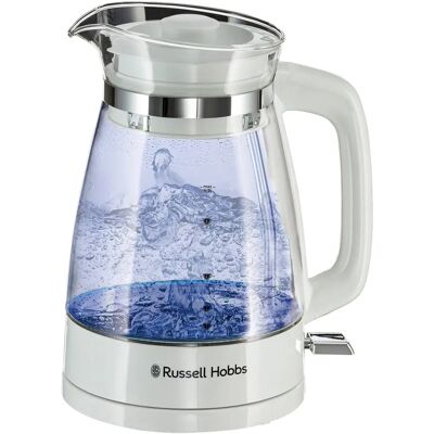 Russell Hobbs Classic Glass Kettle - 26081 Classic Glass Kettle - White Russell Hobbs Classic Glass Kettle - 26081 Classic Glass Kettle - White