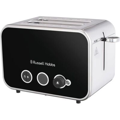 Russell Hobbs Black Distinction 2-Slice Toaster - Stylish Kitchen Accessory Russell Hobbs Black Distinction 2-Slice Toaster - Stylish Kitchen Accessory