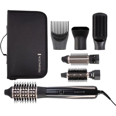 Remington Hair Styler - 6 Attachments - 1200W - All Hair Lengths - Black Remington Hair Styler - 6 Attachments - 1200W - All Hair Lengths - Black