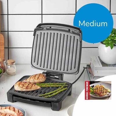 George Foreman Immersa Grill - Kompakter schwarzer Kontaktgrill George Foreman Immersa Grill - Kompakter schwarzer Kontaktgrill