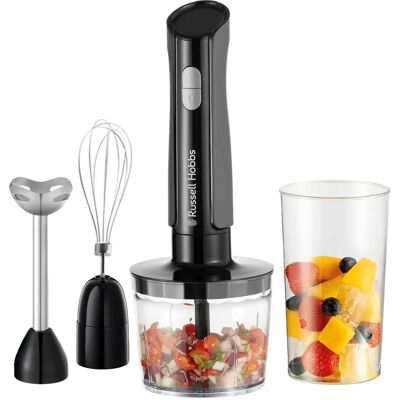 Russell Hobbs 3-In-1 Hand Blender Desire Matte Charcoal - Blend, Whisk & Chop Russell Hobbs 3-In-1 Hand Blender Desire Matte Charcoal - Blend, Whisk & Chop