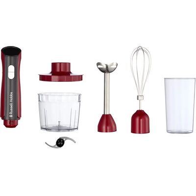 Russell Hobbs 27140-56 - Κόκκινο, Μαύρο, Διαφανές - Χειρός Μείκτης Russell Hobbs 27140-56 - Κόκκινο, Μαύρο, Διαφανές - Χειρός Μείκτης