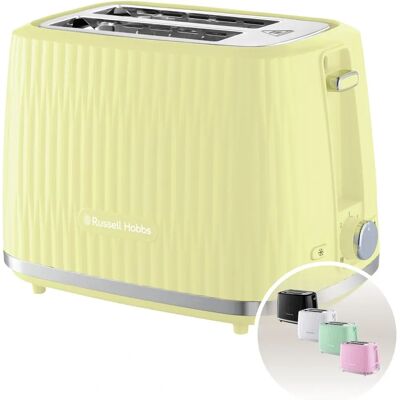 Russell Hobbs Eden 2 Slice Toaster - Lemon Yellow Russell Hobbs Eden 2 Slice Toaster - Lemon Yellow