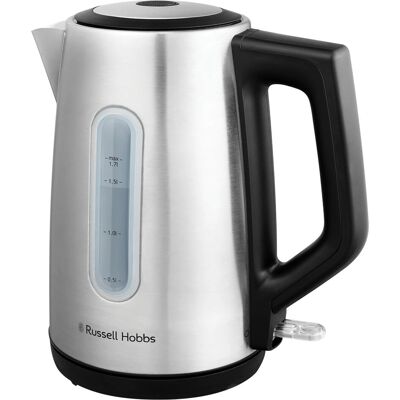 Russell Hobbs Heaton 1,7L Rozsdamentes acél vízforraló - Elektromos, 2400W, Kalkkiválasztó Russell Hobbs Heaton 1,7L Rozsdamentes acél vízforraló - Elektromos, 2400W, Kalkkiválasztó