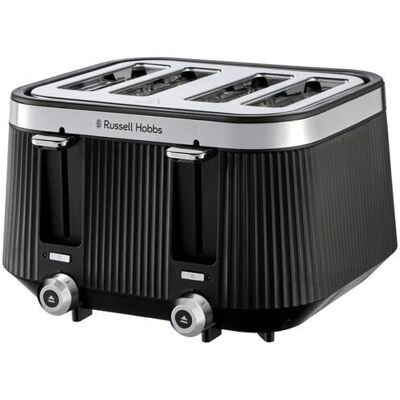 Russell Hobbs Brontë 4 Slice Toaster - Black Russell Hobbs Brontë 4 Slice Toaster - Black